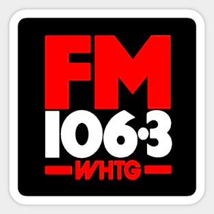 FM 106.3 Modern Rock at the Jersey Shore Sticker